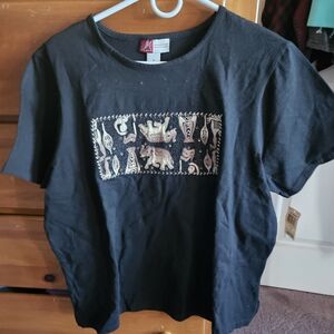 Black Graphic T-Shirt